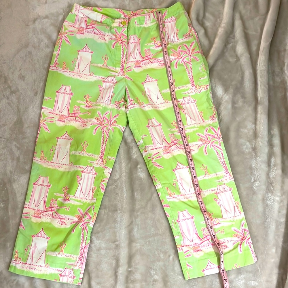 Lilly Pulitzer palms capri pants